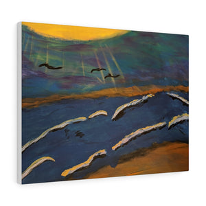 Sunday At The Beach - Canvas Gallery Wraps