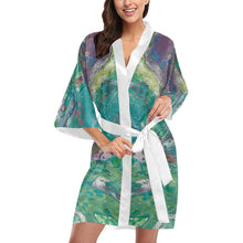 Load image into Gallery viewer, Gaia - Robe Women&#39;s Short Kimono Robe
