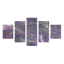 Load image into Gallery viewer, violet storm Canvas Wall Art Z (5 pieces)
