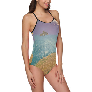 Day At The Beach Strap Swimsuit ( Model S05)
