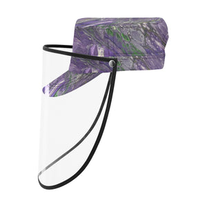 The Violet Storm Military Style Cap (Detachable Face Shield)