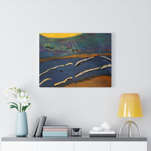 Sunday At The Beach - Canvas Gallery Wraps