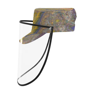 empty overflow Military Style Cap (Detachable Face Shield)