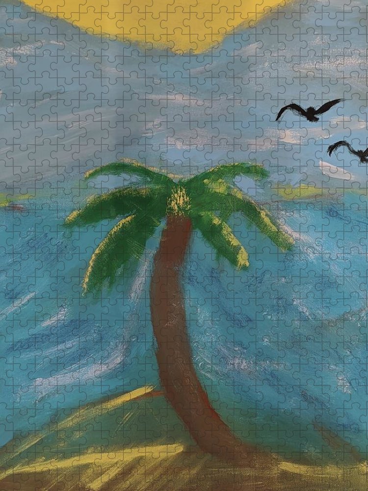 Palm At Beach - Puzzle