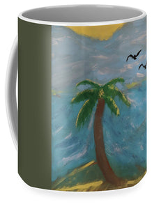 Palm At Beach - Mug