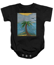 Load image into Gallery viewer, Palm At Beach - Baby Onesie
