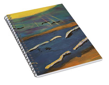 Load image into Gallery viewer, Sunday At The Beach - Spiral Notebook
