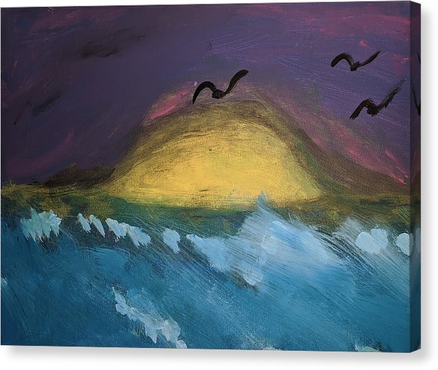 Sunrise At The Beach - Canvas Print