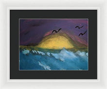 Load image into Gallery viewer, Sunrise At The Beach - Framed Print
